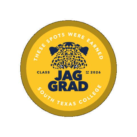 Graduation Jaguar Sticker by South Texas College