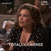 Justina Machado Agree GIF by One Day At A Time