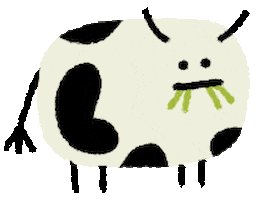 Kids Eating Sticker by YK Animation Studio
