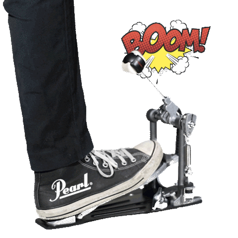 Drum Pedal Boom Sticker by Pearl Drums Europe