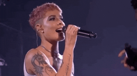 American Music Awards 2018 Halsey GIF by AMAs - Find & Share on GIPHY
