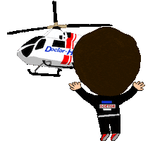 Doctor Heli Sticker