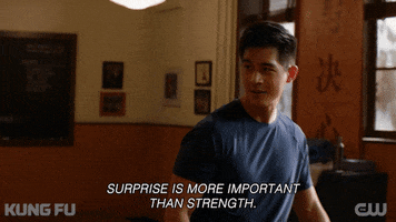 Tv Series Surprise GIF by CW Kung Fu
