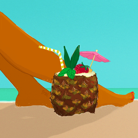 out of office vacation GIF by Denyse®