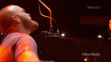 iheartradio music festival coldplay GIF by iHeartRadio