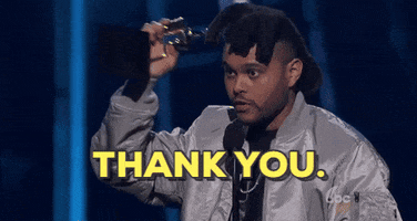 the weeknd thank you GIF by Billboard Music Awards