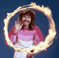 boomunderground fire vintage 70s flame GIF