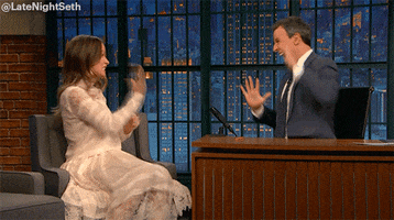 excited seth meyers GIF by Late Night with Seth Meyers