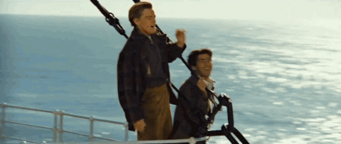 Titanic Leonardo Dicaprio GIF by Top 100 Movie Quotes of All Time - Find &  Share on GIPHY
