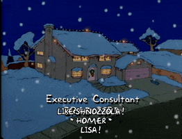 Season 1 Christmas GIF by The Simpsons