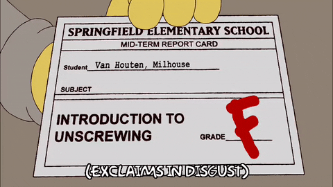 Episode 17 Report Card GIF by The Simpsons - Find & Share on GIPHY