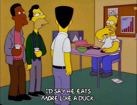 Homer Simpson Eating Gif Find Share On Giphy