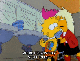 Season 3 Shoving GIF by The Simpsons