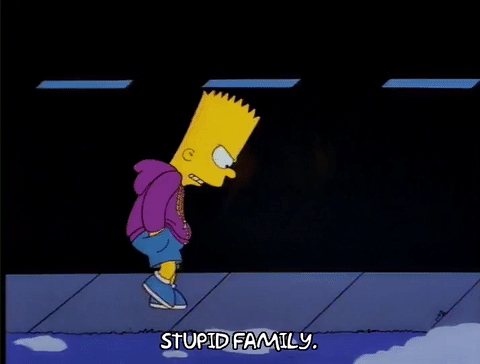 Bart Simpson Stupid Mom GIF - Find & Share on GIPHY