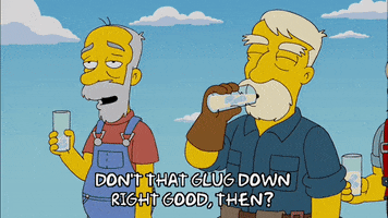 Season 20 Drinking GIF by The Simpsons
