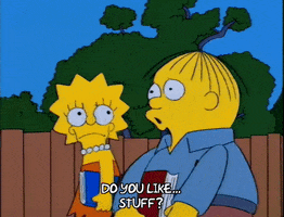 Lisa Simpson Flirting GIF by The Simpsons