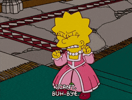 angry lisa simpson GIF