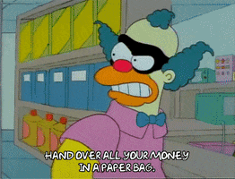 Season 1 Krusty The Klown GIF by The Simpsons