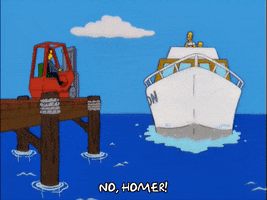 homer simpson ship GIF