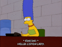 mad marge simpson GIF