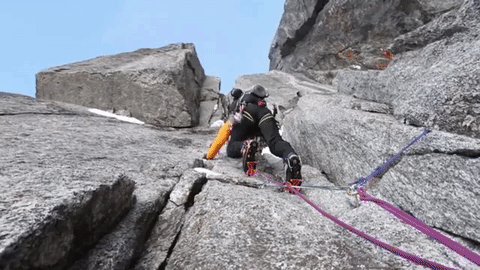 Rock Climbing GIF