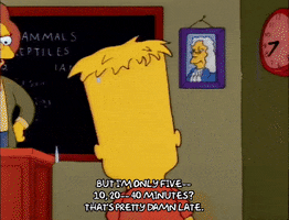 Season 3 Classroom GIF by The Simpsons