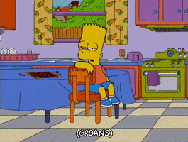 bored bart simpson GIF