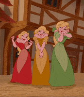 Swooning Beauty And The Beast GIF