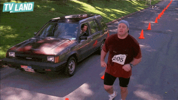 king of queens running GIF by TV Land