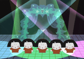 performance circus GIF by South Park 