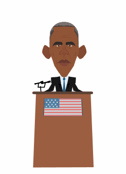 Speaking Barack Obama GIF by Animatron - Find & Share on GIPHY