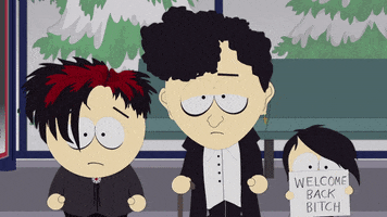 goth sign GIF by South Park 
