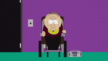 grandpa marvin marsh wheel chair GIF by South Park 