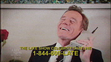 Stephen Colbert Hotline GIF by The Late Show With Stephen Colbert