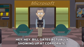 bill gates office GIF by South Park 
