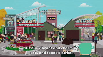 town going inside GIF by South Park 