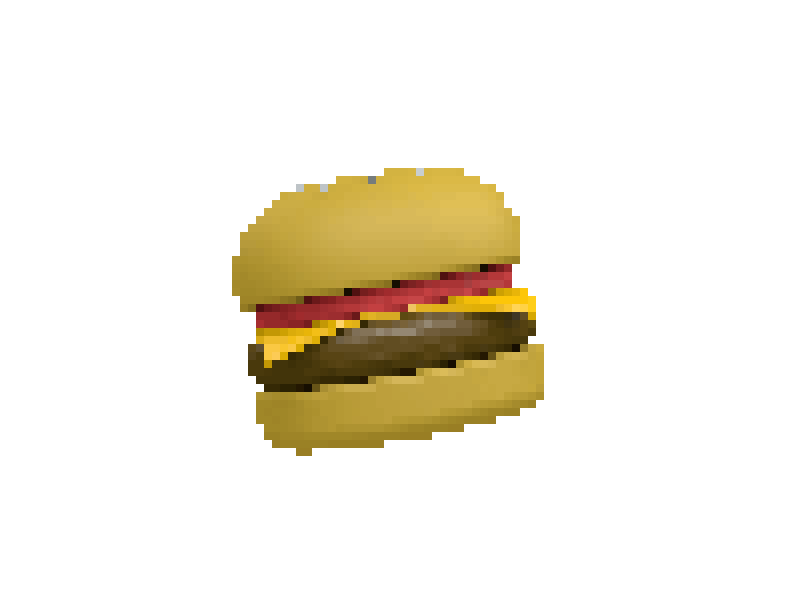 Burger 8Bit Sticker by Originals for iOS & Android GIPHY