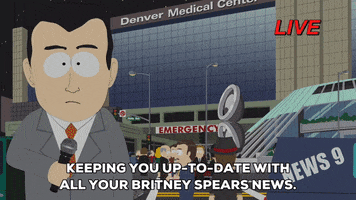 brittney spears news GIF by South Park 