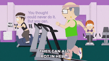 gym mr. herbert garrison GIF by South Park 