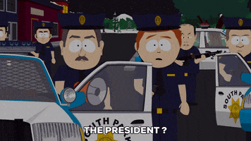 cops talking GIF by South Park 