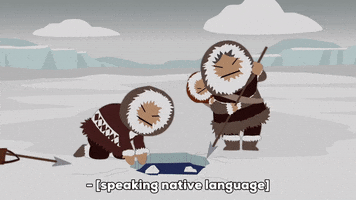 eskimo ice fishing GIF by South Park 