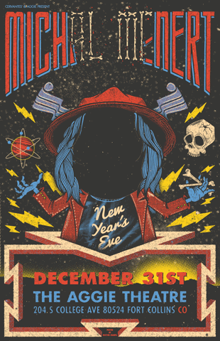 juanpablocelestinosanz space eye skull lettering GIF
