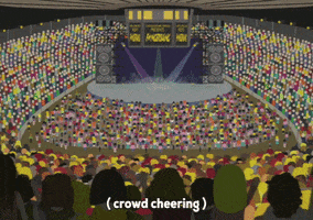 concert audience GIF by South Park 