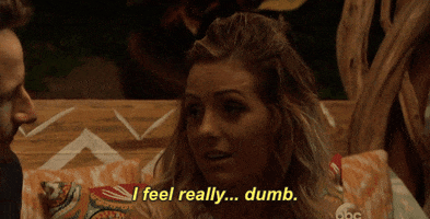 i feel really dumb season 3 GIF by Bachelor in Paradise