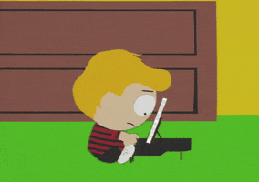 charlie brown piano GIF by South Park 