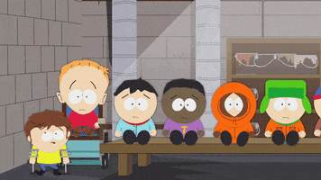 sitting kyle broflovski GIF by South Park 