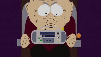 radio grandpa marvin marsh GIF by South Park 