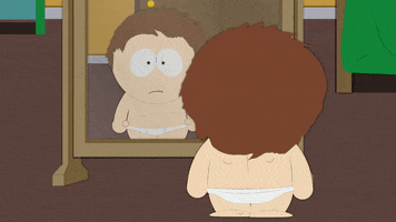 mirror underwear GIF by South Park 