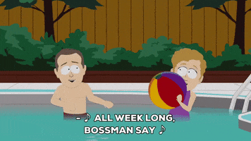 pool swimming GIF by South Park 