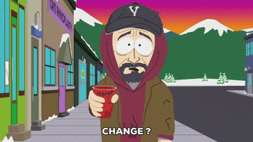 hobo begging GIF by South Park 
